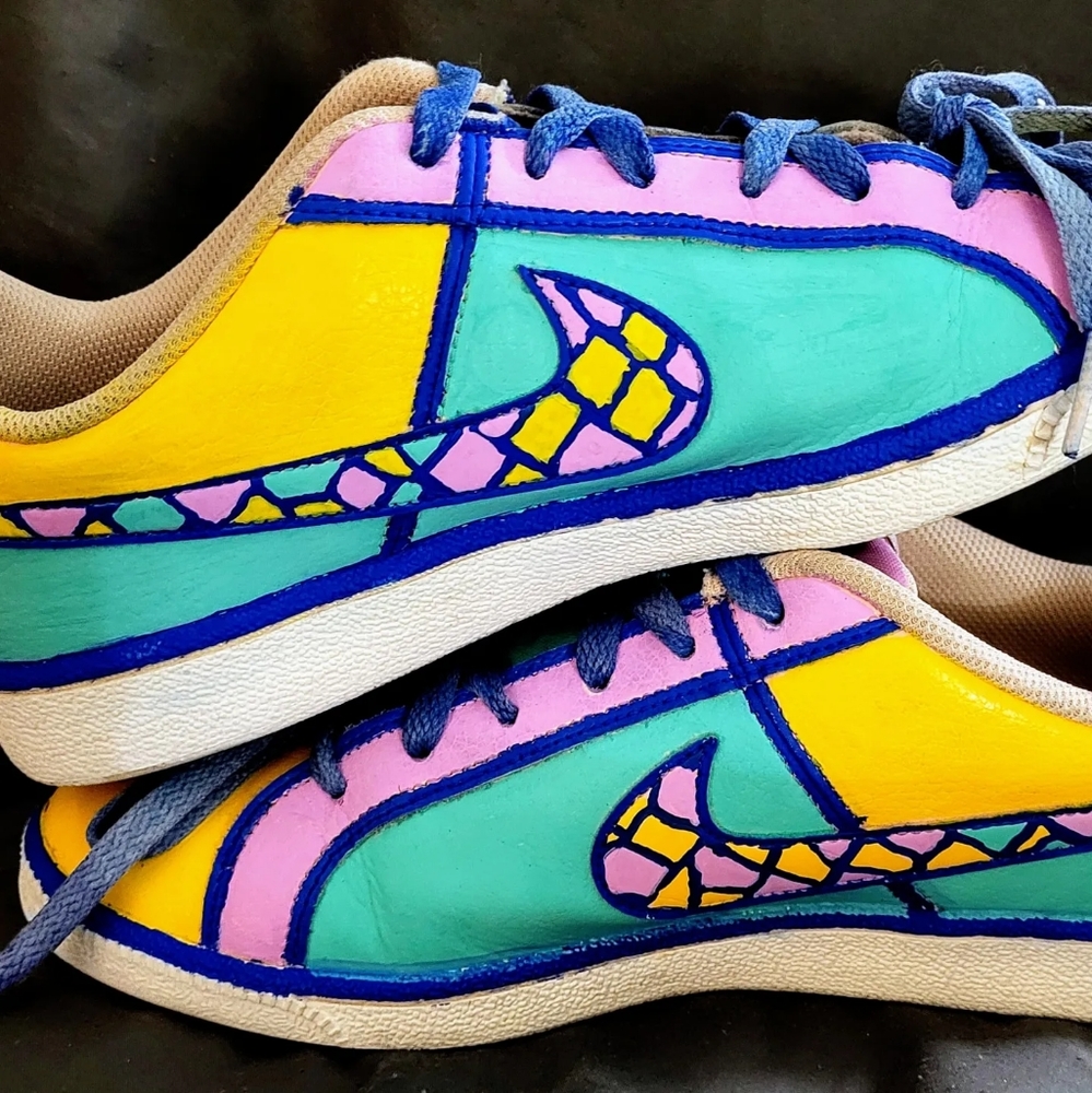 Women's Nike Court Royale sneakers customized sz. 9